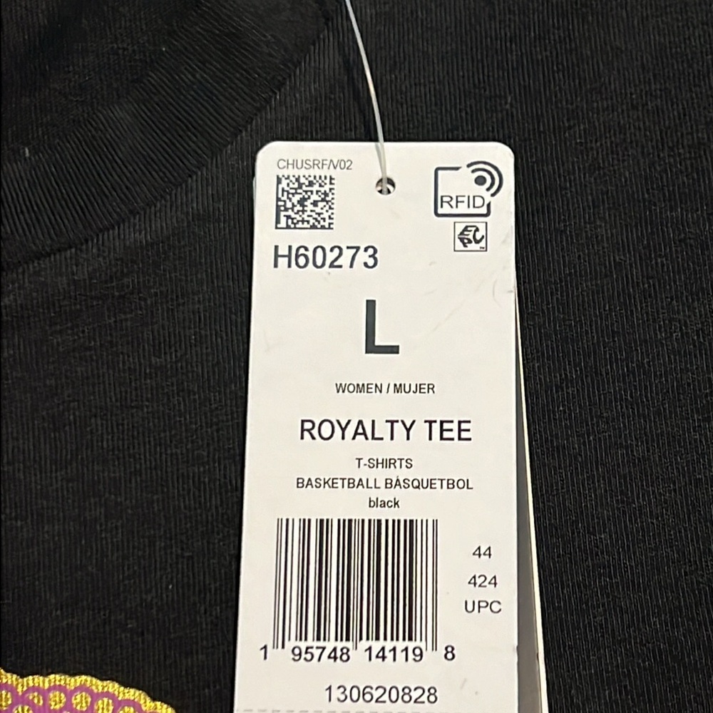 Adidas Candace Parker Basketball Royalty T-Shirt Women's Size Large NWT - Picture 3 of 4